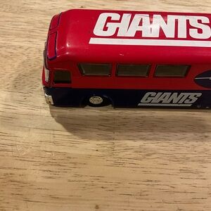 Red and Blue Toy Bus
